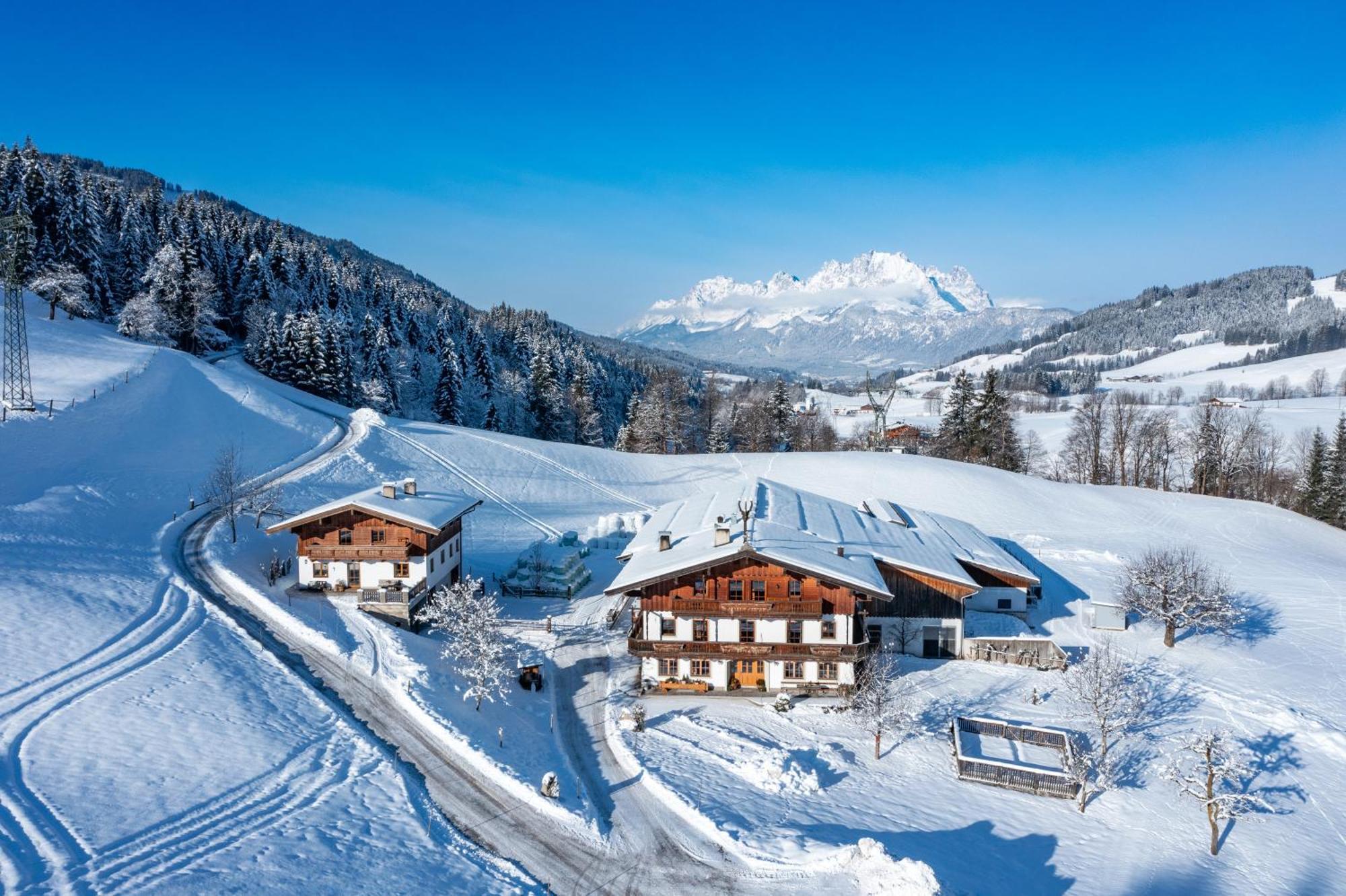 Bio-Bauernhof Niederlehen Villa Fieberbrunn Luaran gambar